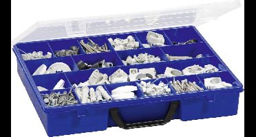 Berger & Schröter Assortimentskoffer (l x b x h) 365 x 291 x 64 mm Aantal vakken: 18 Vaste onderverdeling 1 stuk(s)