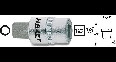 Hazet 986 986-12 Dopsleutel-bitinzet 1/2 (12.5 mm)