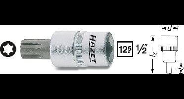 Hazet 991-6 Dopsleutel-bitinzet 1/2 (12.5 mm)