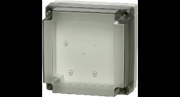 Fibox PCM 125/60 T Wandbehuizing, Installatiebehuizing 130 x 130 x 60 Polycarbonaat Grijs-wit (RAL 7035) 1 stuk(s)