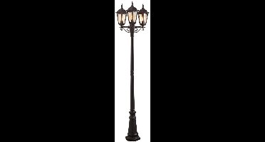 Konstsmide 7217-750 Firenze Staande buitenlamp Spaarlamp E27 300 W Zwart