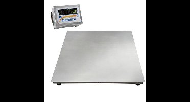 PCE Instruments Vloerweegschaal Weegbereik (max.) 6000 kg Resolutie 2000 g Zilver/RVS
