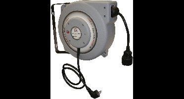 Holzmann Maschinen H050500023 Kabelhaspel 15.00 m Zwart Randaarde stekker