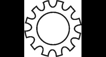 TOOLCRAFT 815179 Tandveerring Binnendiameter: 5.3 mm M5 Staal Verzinkt 100 stuk(s)