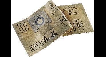 Nilfisk Papieren filterzak annex afvalzak 10 stuks 140 8618 000 Geschikt voor Nilfisk Alto Saltix 10,
