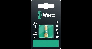 Wera 867/1 BDC SB SiS 05134374001 Torx-bit T 10 Gereedschapsstaal Gelegeerd, Met diamant bedekt D 6.3 1 stuk(s)