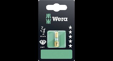 Wera 867/1 BDC SB SiS 05134377001 Torx-bit T 25 Gereedschapsstaal Gelegeerd, Met diamant bedekt D 6.3 1 stuk(s)