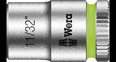Wera 8790 HMA 05003519001 Dop (zeskant) Dopsleutelinzetstuk 11/32 1/4 (6.3 mm)