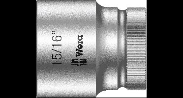 Wera 8790 HMC 05003629001 Dop (zeskant) Dopsleutelinzetstuk 15/16 1/2 (12.5 mm)