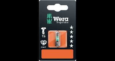 Wera 867/1 IMP DC SB SiS 05073925001 Torx-bit T 25 Gereedschapsstaal Gelegeerd, Met diamant bedekt D 6.3 1 stuk(s)