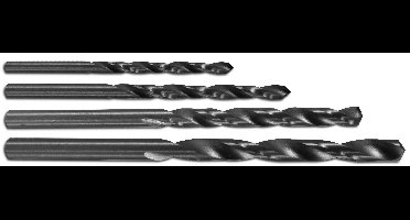 Donau Elektronik 1723 HSS Metaal-spiraalboorset 4-delig 1.5 mm, 2 mm, 2.5 mm, 3 mm Geslepen Cilinderschacht 1 set(s)