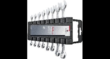 TOOLCRAFT 820901 Ring-steeksleutelset 8-delig Sleutelbreedte (metrisch) 8 - 19 mm