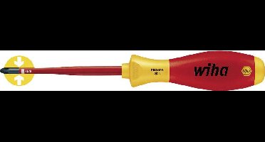 Wiha 3241 slimFix 35396 VDE Kruiskop schroevendraaier PZ 2 Koplengte: 100 mm DIN ISO 8764