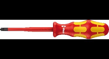 Wera 165 iS Plus/minus schroevendraaier VDE Grootte SL/PZ 1 Koplengte: 80 mm