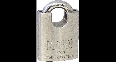 Kasp K15050D Hangslot 50 mm Verschillend sluitend Zilver Sleutelslot