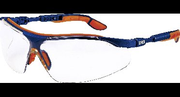 uvex I-VO 9160265 Veiligheidsbril Incl. UV-bescherming Blauw, Oranje EN 166-1, EN 170 DIN 166-1, DIN 170
