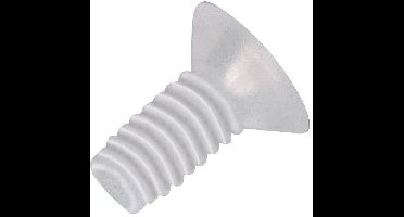 TOOLCRAFT 839993 Bolverzonken schroeven M5 30 mm Kruiskop Phillips DIN 966 Kunststof, Polyamide 10 stuk(s)