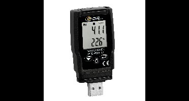 PCE Instruments PCE-PDFL 10 PDF-datalogger Te meten grootheid Luchtvochtigheid, Temperatuur, Luchtdruk, Luchtdruk (atmosfeer) -30 tot 60 °C 0 tot 100 % Hrel