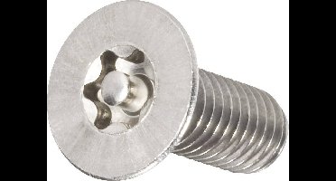 TOOLCRAFT 888815 Verzinkkopschroef M5 16 mm T-profiel met pin RVS A2 10 stuk(s)