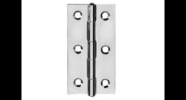 TOOLCRAFT Smalle scharnieren 30 mm Staal, licht gegalvaniseerd. 1 stuk(s)