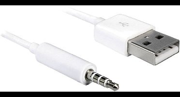 Delock USB, Jack Adapterkabel [1x USB-A 2.0 stekker - 1x Jackplug male 3,5 mm] Kabel 1.00 m