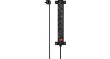 Hama 223161 Stekkerdoos 6-voudig 1.4m Zwart