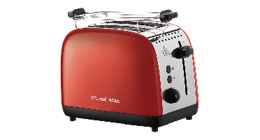 Russell Hobbs Colours Plus 2s Broodrooster Rood