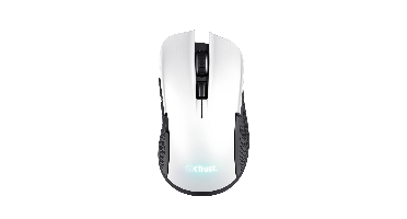 Trust Gxt 923w Ybar - Draadloze Gamingmuis Rgb-verlichting Oplaadbaar 7200 Dpi Wit