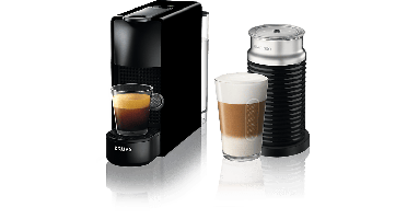Krups Nespresso Xn1118 Essenza Mini + Aerroccino3 - Capsulemachine Met Pad- Of Capsulesysteem Zwart