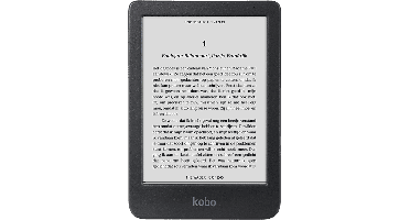 Kobo Clara Bw Zwart - 6 Inch 16 Gb (ongeveer 12.000 E-books) Waterdicht (ip8x)