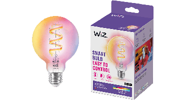WIZ Globe Filament E27 - Gekleurd En Wit Licht Slimme Ledlamp Transparant