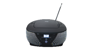 OK. Orc 132 Radio/cd-speler Zwart