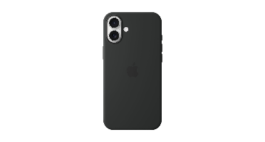 Apple Silicone Magsafe Cover Voor Apple Iphone 16 Plus Black