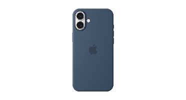 Apple Silicone Magsafe Cover Voor Apple Iphone 16 Plus Denim