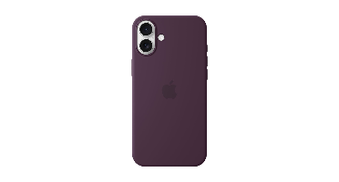 Apple Silicone Magsafe Cover Voor Apple Iphone 16 Plus Plum
