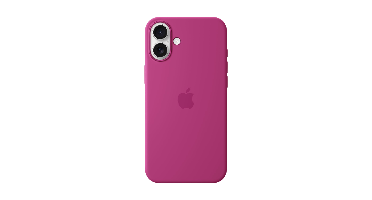 Apple Silicone Magsafe Cover Voor Apple Iphone 16 Plus Fuchsia