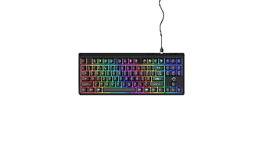 Qware Tkl Jacksonville Bedraad Gamingtoetsenbord Zwart