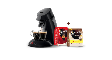 Philips Senseo Hd6553/67 Viva Café Inclusief 2 Pakken Koffiepads - Koffiepadmachine Met Pad- Of Capsulesysteem Inhoud Watertank: 07 L Zwart