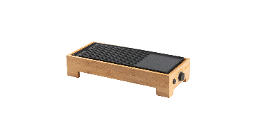 Domo Plancha Grill Bamboo Style ‘just Us’ Grillplaat Bruin