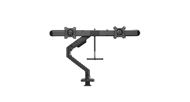 Act Ac8344 Office Premium 32'' Crossbar Monitor Standaard Zwart