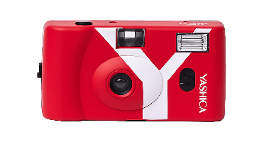 Yashica Mf-1 Camera Y Film 400/24 Instantcamera Rood