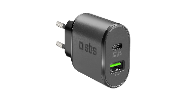 Sbs Wall Charger Usb-c 25w & 1x Usb-a 18w Thuislader