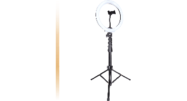 Rollei Lumis Comfort Ring Light Bi-c. Draaibare Ringlamp Met Smartphonehouder