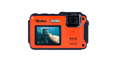 Rollei Rollei Sportsline 64 Self.oran Compactcamera Oranje