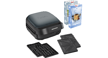 Tefal Sw862b Snack Collection Tosti-en Wafelapparaat Trust Metal