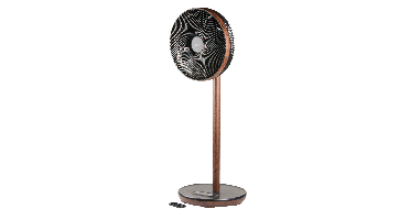 Domo Statiefventilator ‘dc Eco Fan – Wood Style’ Ø 33 Cm 3d Oscillatie Houtkleur