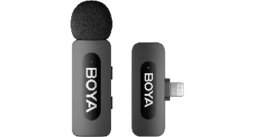 Boya By-v1 V2.0 - Wireless Mic For Lightning 1tx + 1rx Microfoon