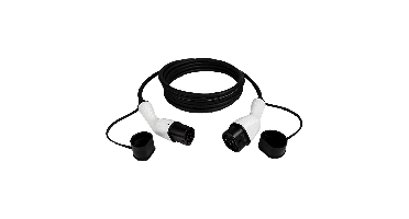 Sinox Type 2 16a 3 Phase 5m Zwart Ev Oplaadkabel