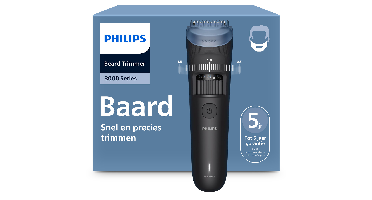 Philips Bt3660/15 Philips Series 3000 Baardtrimmer Diepzwart Glans