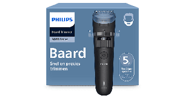 Philips Bt3660/15 Philips Series 3000 Baardtrimmer Diepzwart Glans